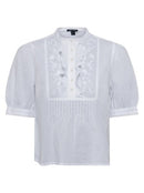 Alowie Embroidered Blouse - White