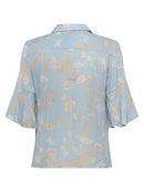 Diana Dobbie Pintuck Shirt - Blue