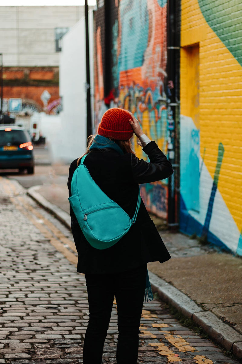 Small Microfibre Bag - Peacock