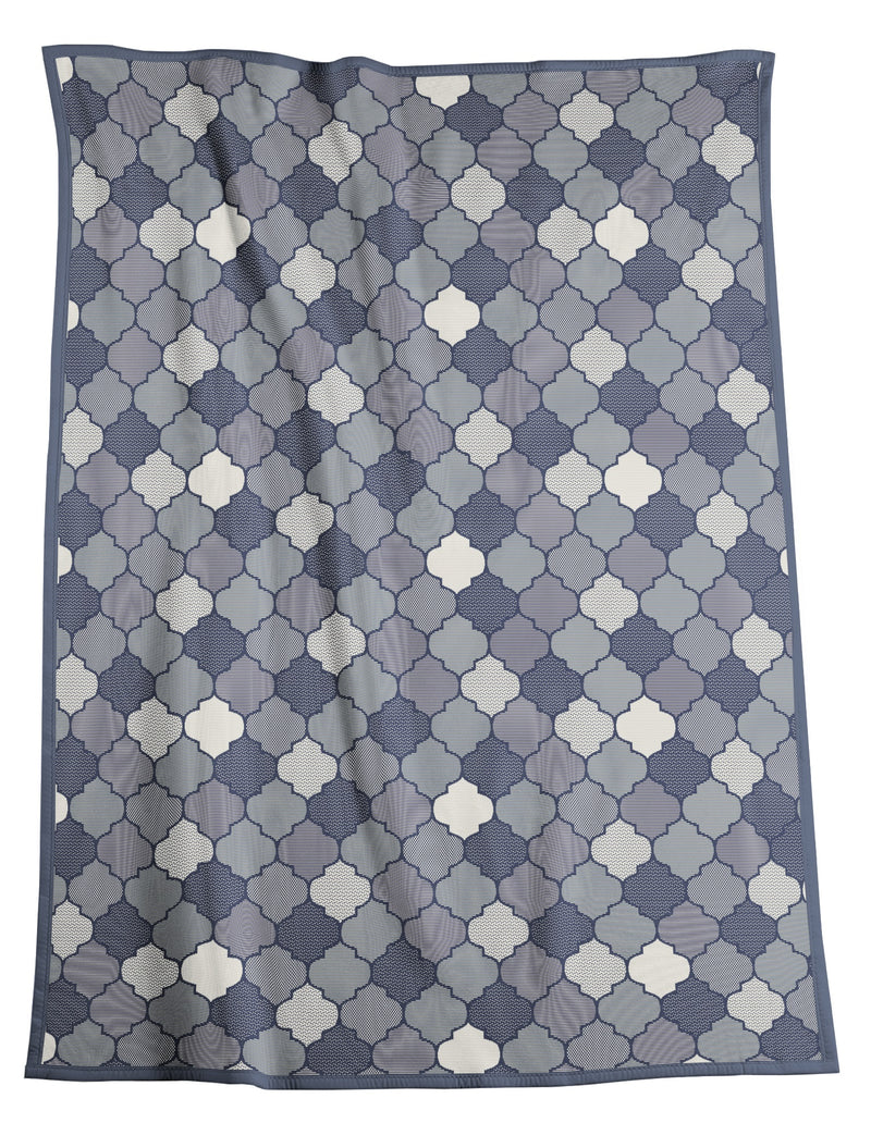 Cotton Home Vintage Blue Throw - 150x200cm