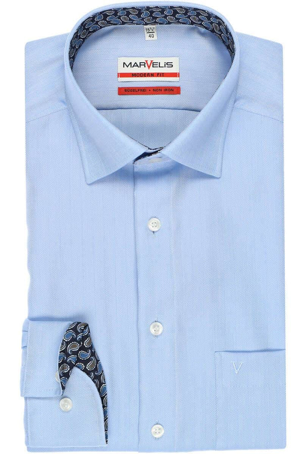 Modern Fit Shirt - Blue