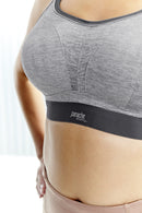 Non Wired Sports Bra - Charcoal Marl