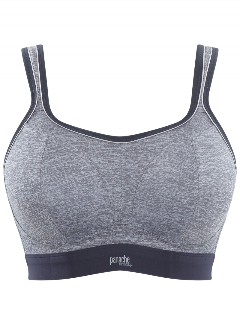 Non Wired Sports Bra - Charcoal Marl