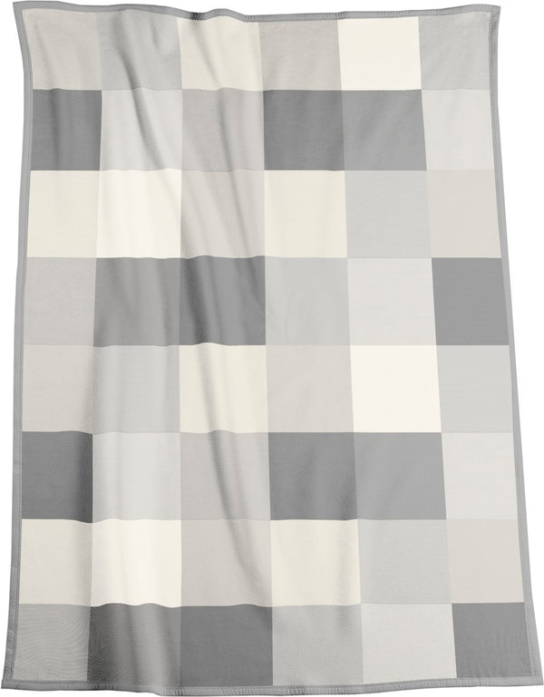 Cotton Home Large Check Throw - 150x200cm