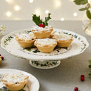 The Holly and Ivy Footed Cake Plate
