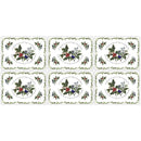 The Holly and Ivy Placemat Set with Coaster