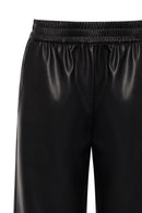 Etta Vegan Leather Cullottes - Black