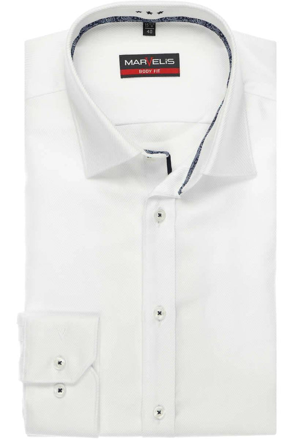 New York Body Fit Shirt - White
