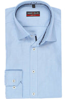 New York Body Fit Shirt - Blue