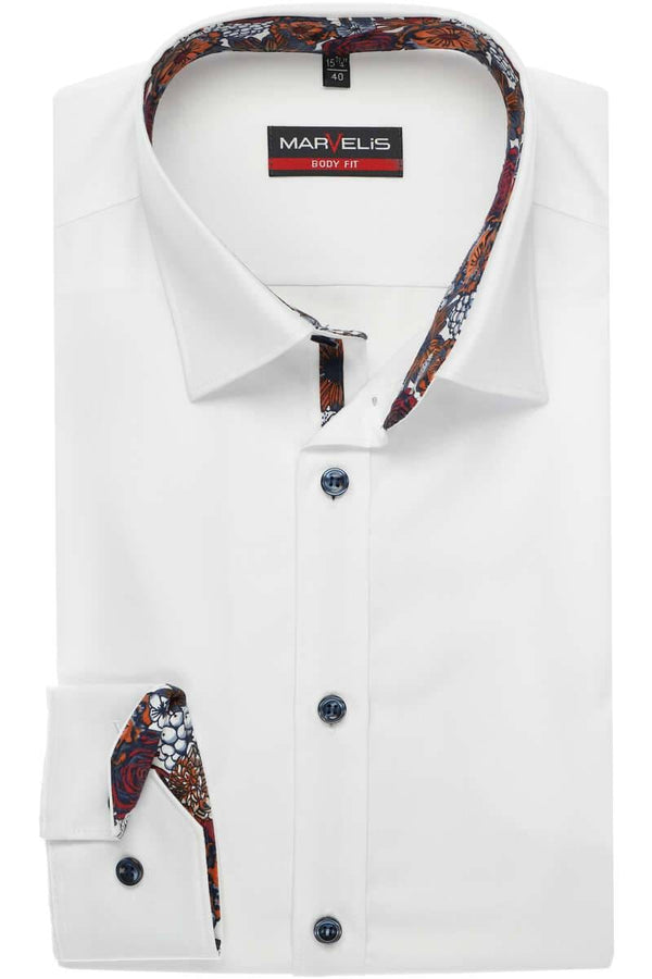 New York Body Fit Shirt - White