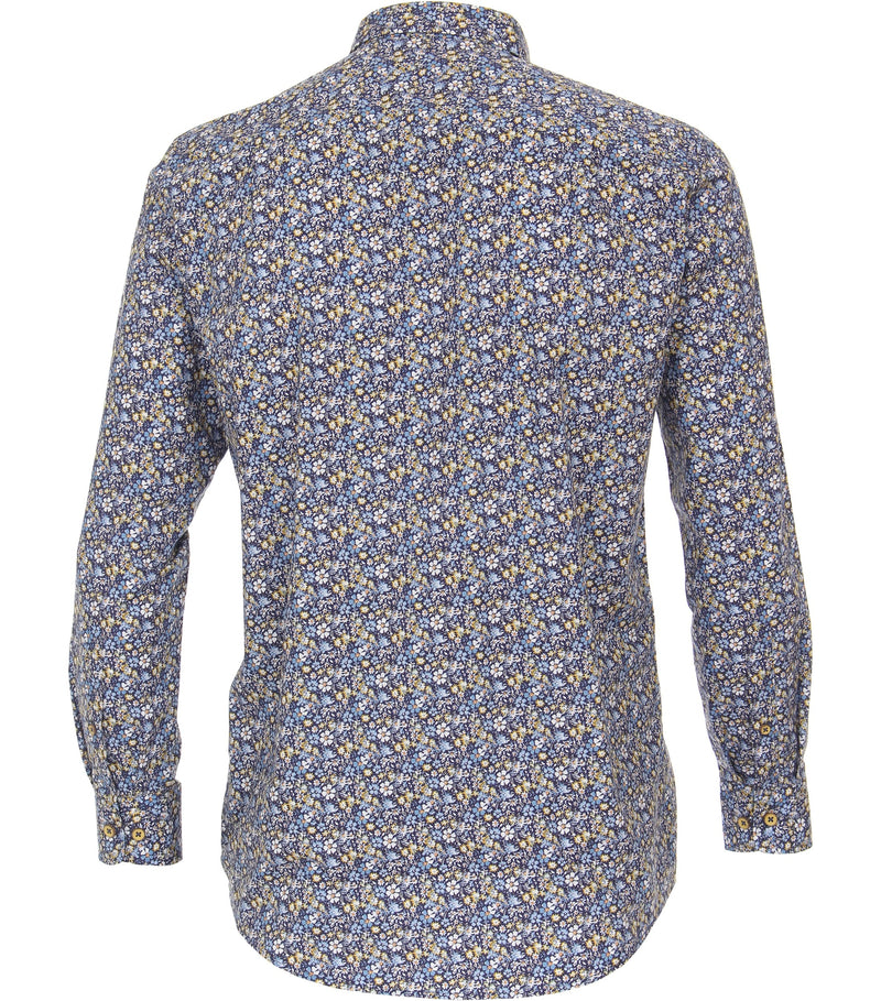 Casual Long Sleeve Shirt - Blue