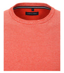 Plain Crew Neck Jumper - Red Clay