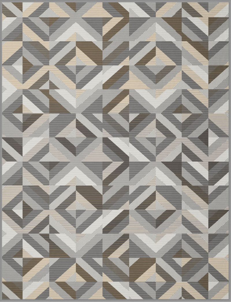 Cotton Home Geo Natural Throw 150x200cm