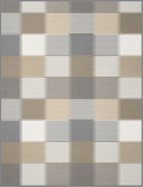 Cotton Home Check Natural Throw 150x200cm