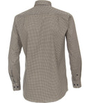 Long Sleeve Button Down Print Shirt - Yellow