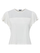 Rezi Eco Jersey Top - White