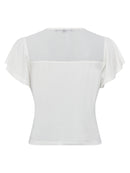 Rezi Eco Jersey Top - White