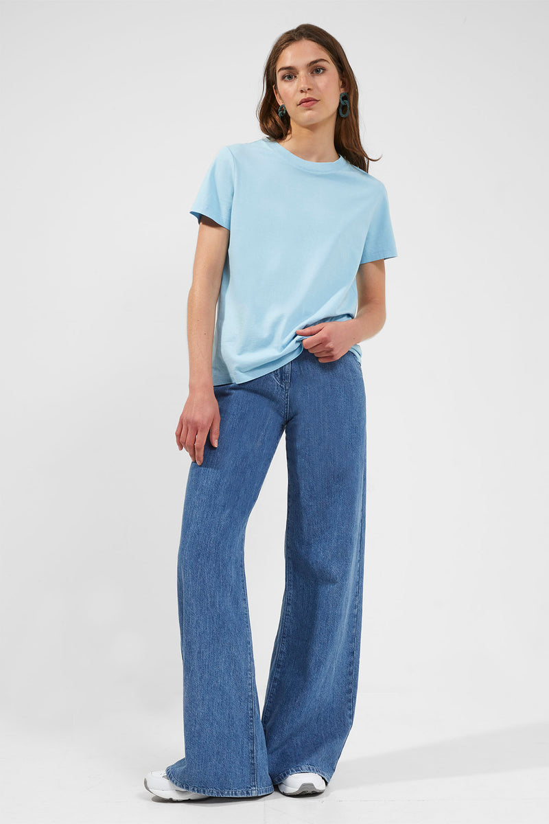 Boyfit Organic Cotton T-shirt - Forget Me Not