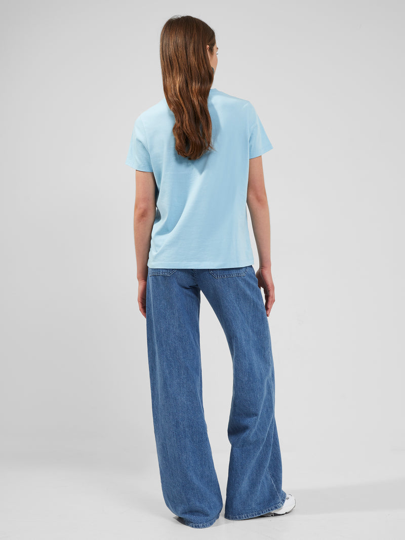 Boyfit Organic Cotton T-shirt - Forget Me Not