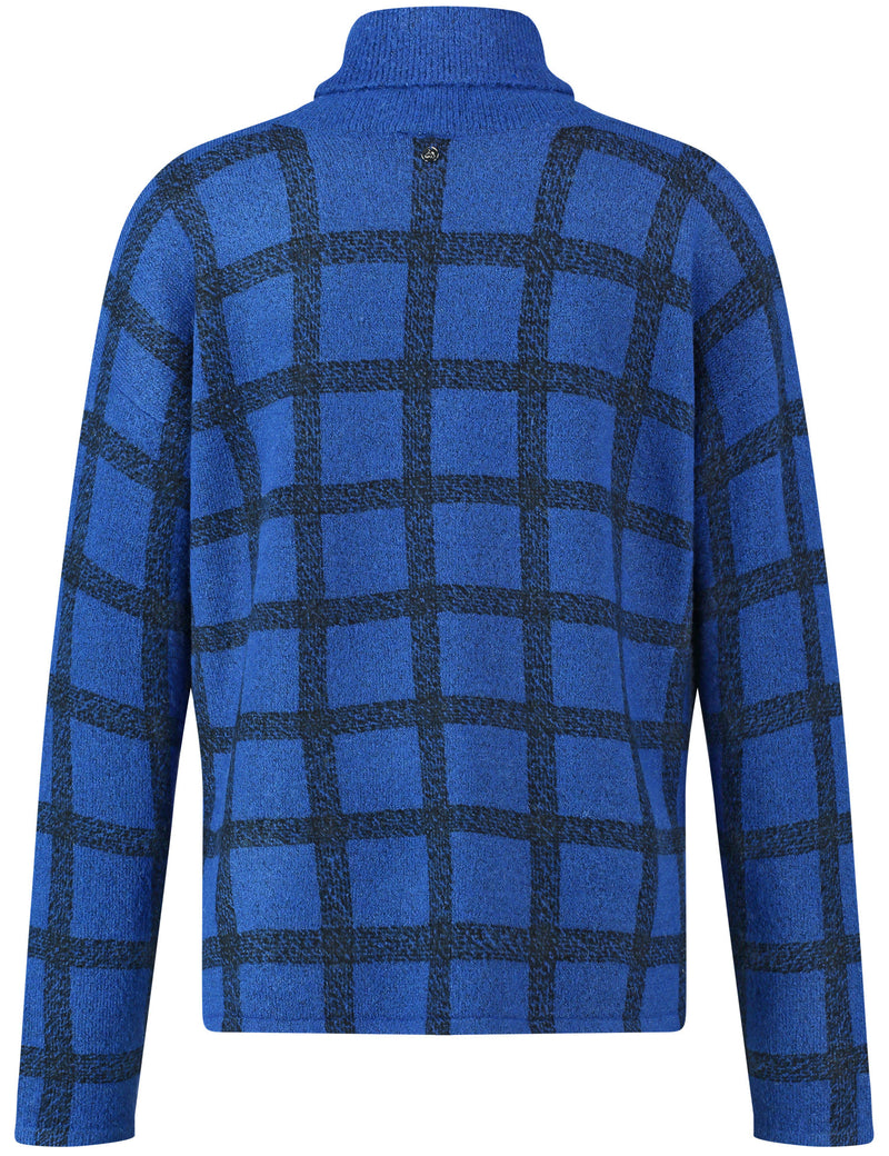 Moon Shine Jumper - Blue/black Print