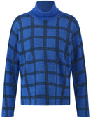 Moon Shine Jumper - Blue/black Print