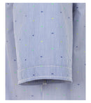 Check Leisure Short Sleeve Shirt - Light Blue