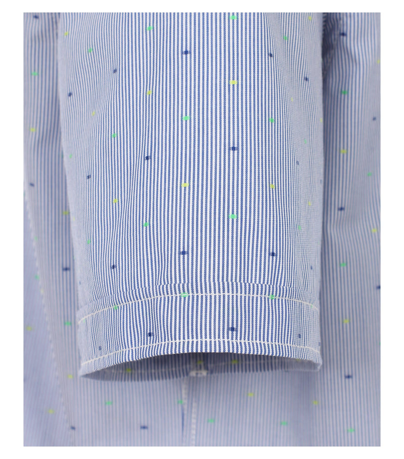 Check Leisure Short Sleeve Shirt - Light Blue