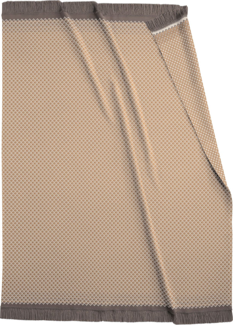 Cotton Rich Diamond Gold Throw 150x200cm