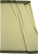 Cotton Rich Diamonds Green Throw 150x200cm