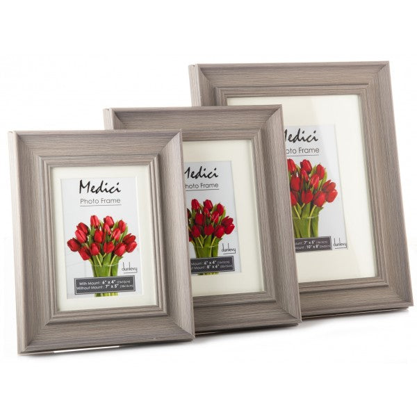8 x 6 Grey Frame with Mount