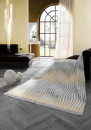 Cotton Rich Curves Grey Throw