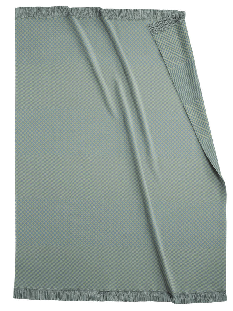 Cotton Rich Diamond Blue Throw