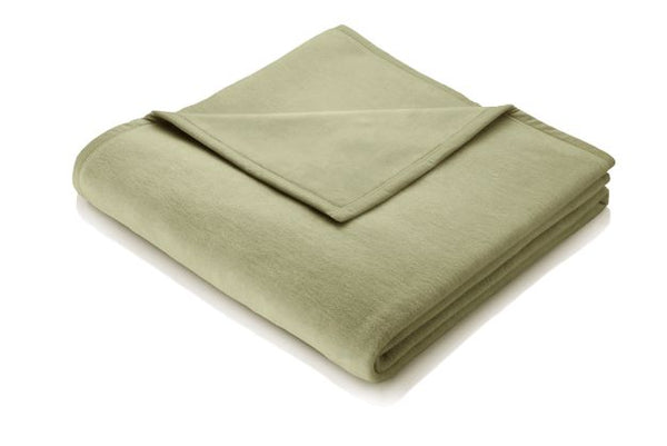 Cotton Rich Plain Sage Throw