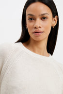 Crew Neck Jumper - Summer White