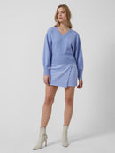 French Connection Libby Vhari V-Neck Jum - Paradise Blue