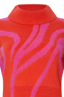 Maryssa Jacquard Jumper - Grenadine