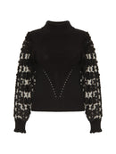 Juri Mozart Mock Neck - Black