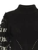 Juri Mozart Mock Neck - Black
