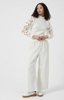 Juri Mozart Mock Neck Blouse - Winter White