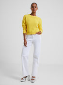 Lily Crew Neck Jumper - Primrose Yellow