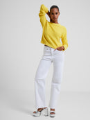 Lily Crew Neck Jumper - Primrose Yellow