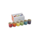Rainbow Set of 6 Espresso Mugs 100ml