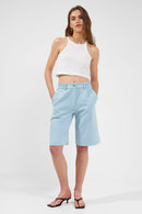 Ruth Bermuda Shorts - Forget Me Not