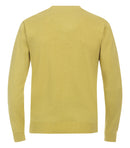 V Neck Jumper - Yellow Brass