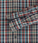 Long Sleeve Check Shirt - Light Blue