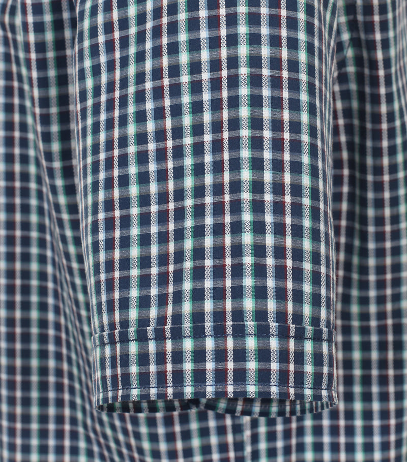 Short Sleeve Check Shirt - Light Blue