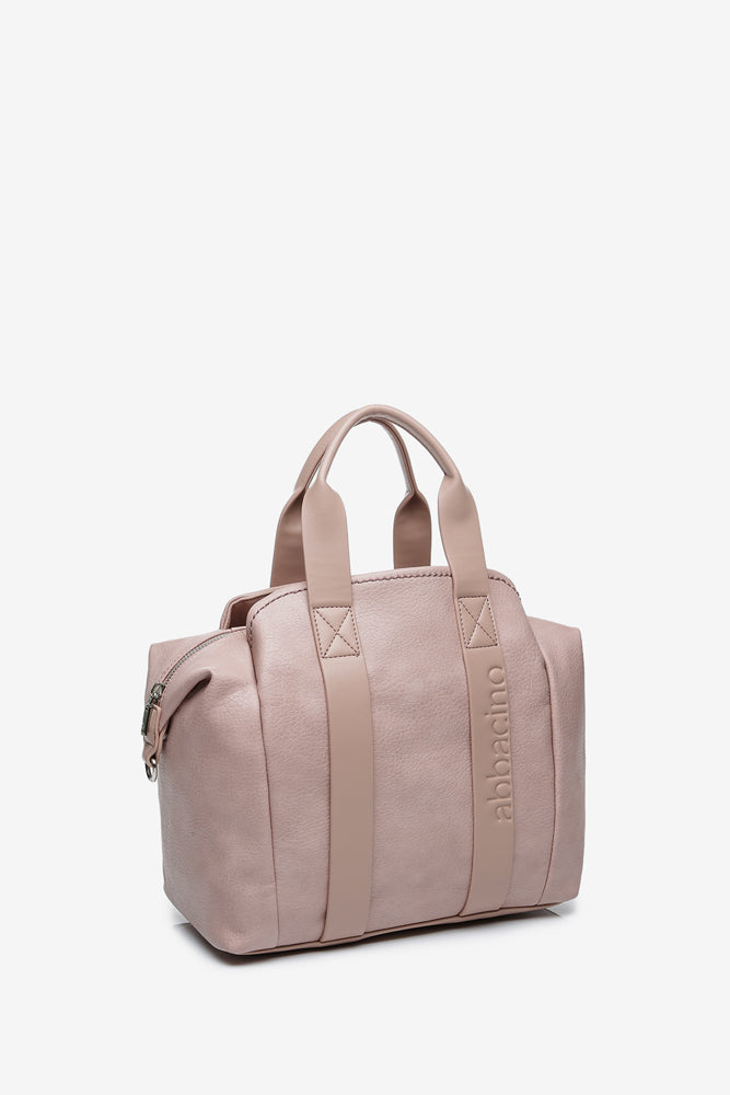 Shoulder Strap Bowling Bag - Pale Pink