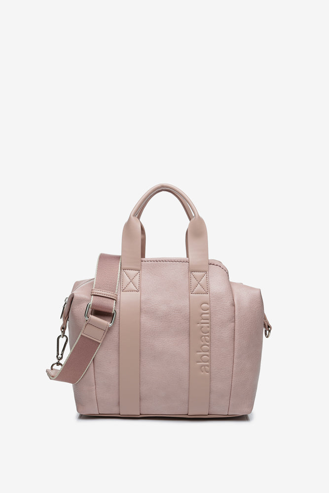 Shoulder Strap Bowling Bag - Pale Pink