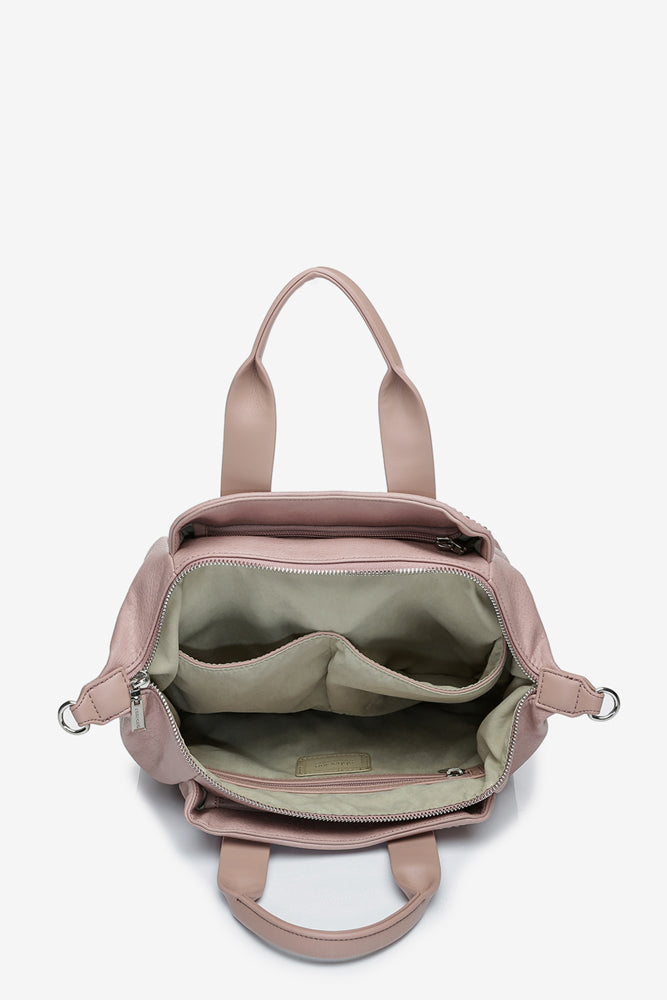 Shoulder Strap Bowling Bag - Pale Pink