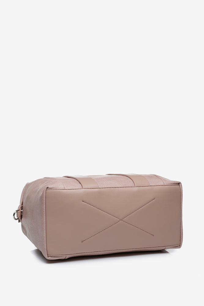 Shoulder Strap Bowling Bag - Pale Pink